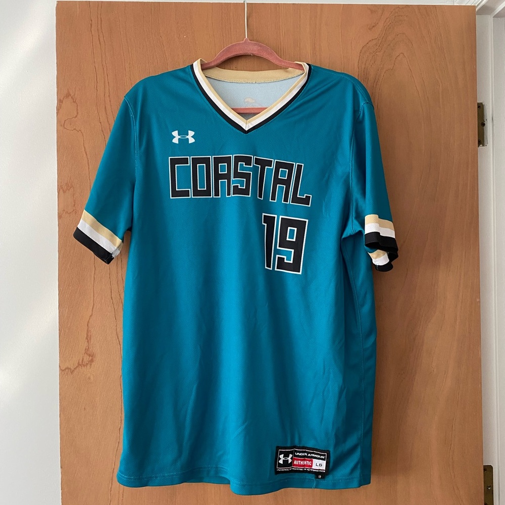 Coastal Club teal jersey